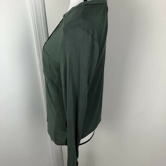 Sears Roebuck and Co Olive‎ Green Top Size Small - Picture 7 of 12